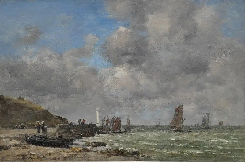 Saint-Brieuc, margens do Légué - Eugène Boudin