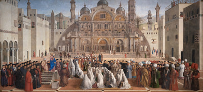 Saint Marc prêchant à Alexandrie - Giovanni Bellini - Alpha Reproduction