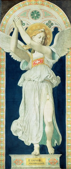 São Rafael, arcanjo - Jean-Auguste-Dominique Ingres