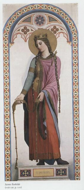 Santa Bathilde de Chelles - Jean-Auguste-Dominique Ingres