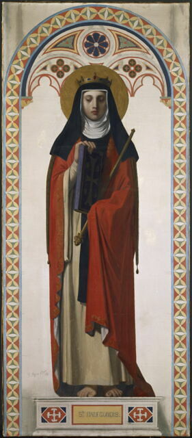 Santa Radegonde de Poitiers - Jean-Auguste-Dominique Ingres