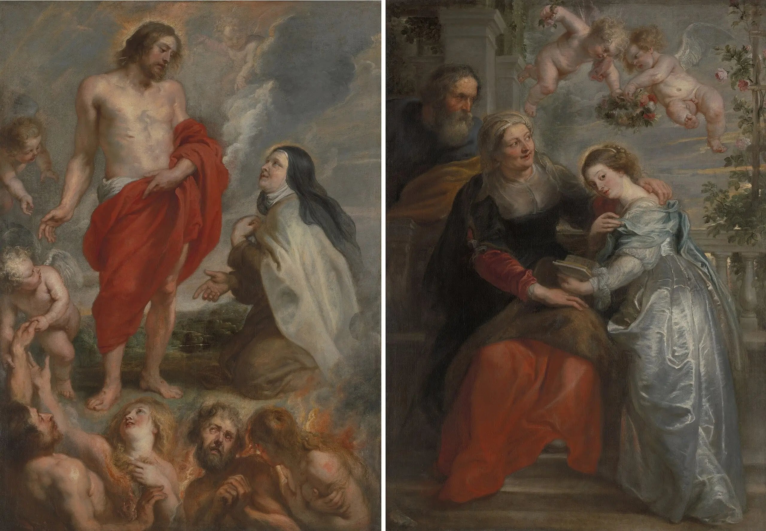 Sainte Thérèse et l’éducation de Marie - Peter Paul Rubens - Alpha Reproduction