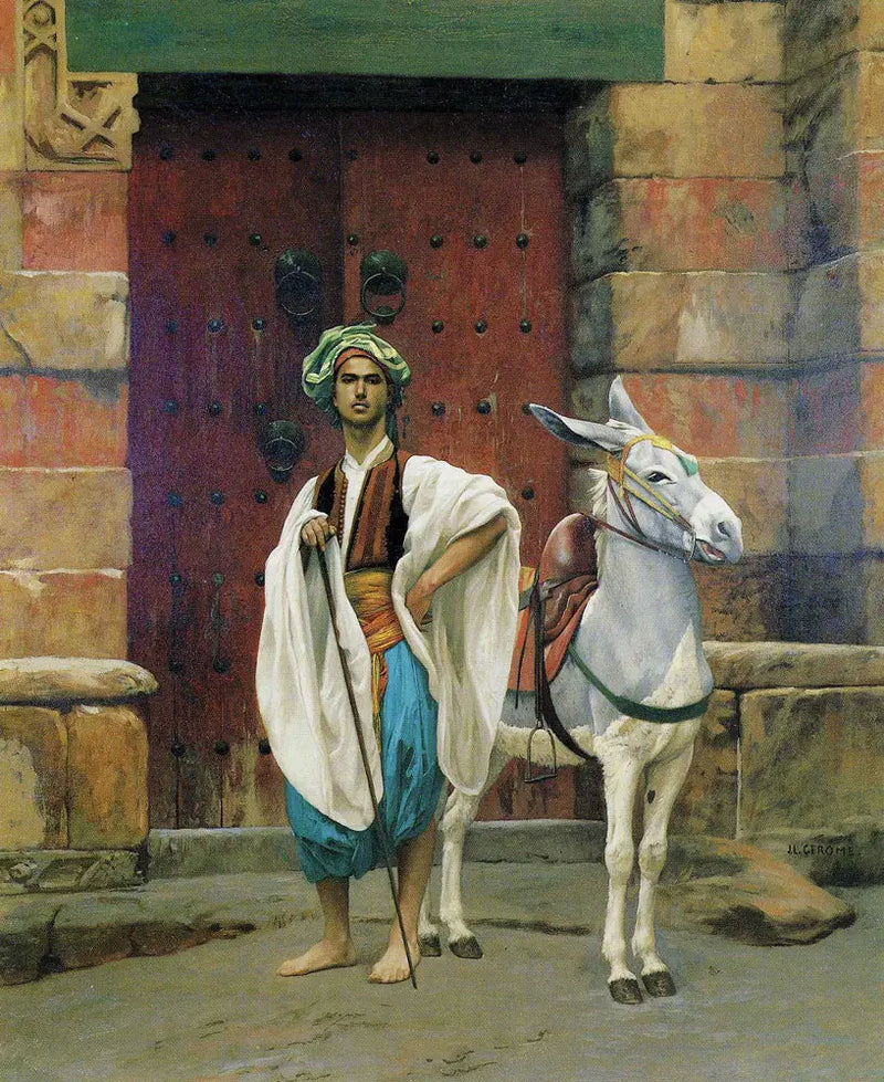 Saïs e seu burro - Jean-Léon Gérôme