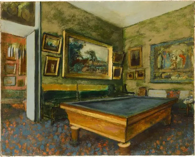 Sala de bilhar - Edgar Degas