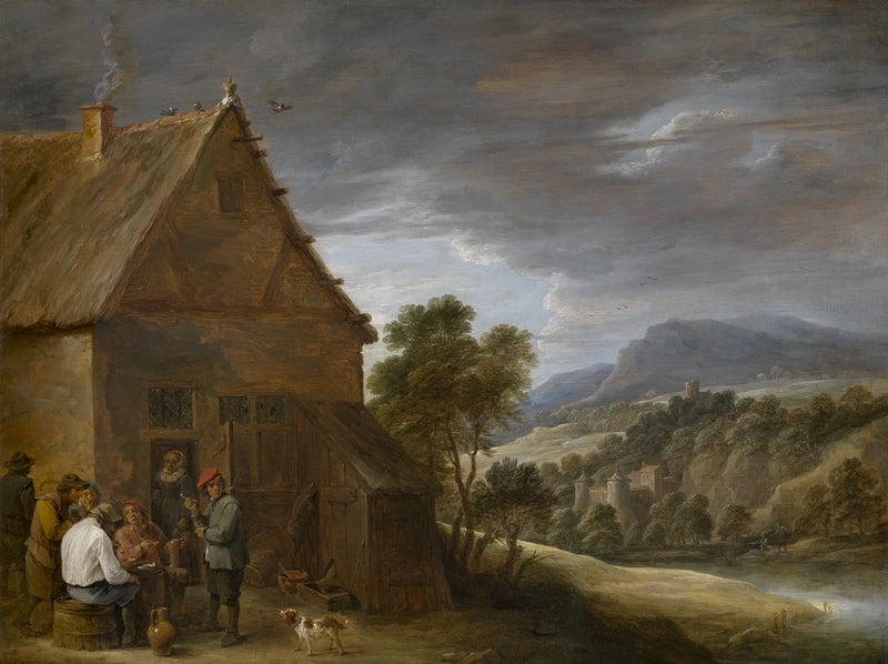 Cena de taberna - David Teniers Júnior