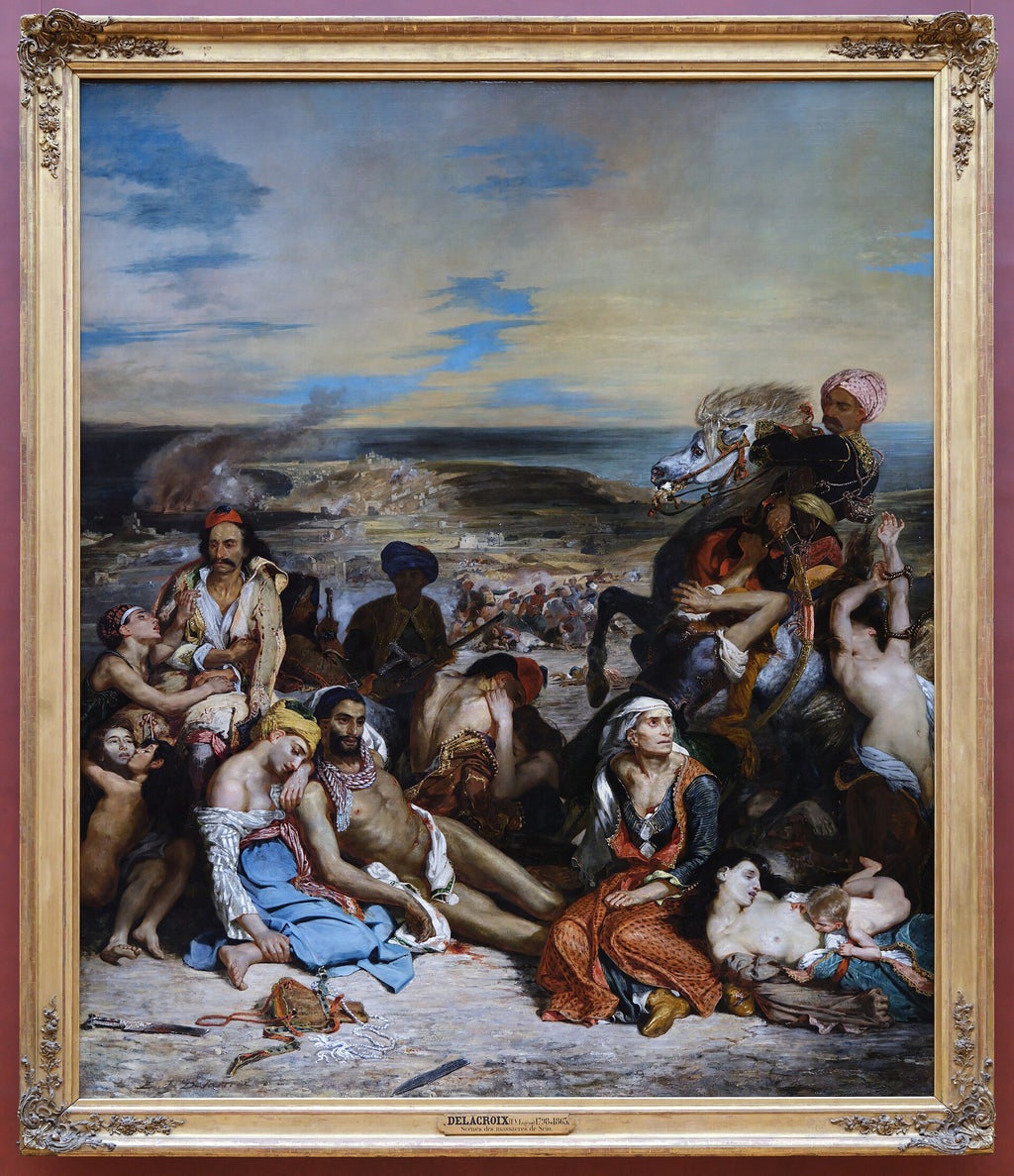 Cenas dos massacres de Scio - Eugène Delacroix