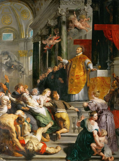 Sermon de saint Ignace de Loyola - Peter Paul Rubens - Alpha Reproduction
