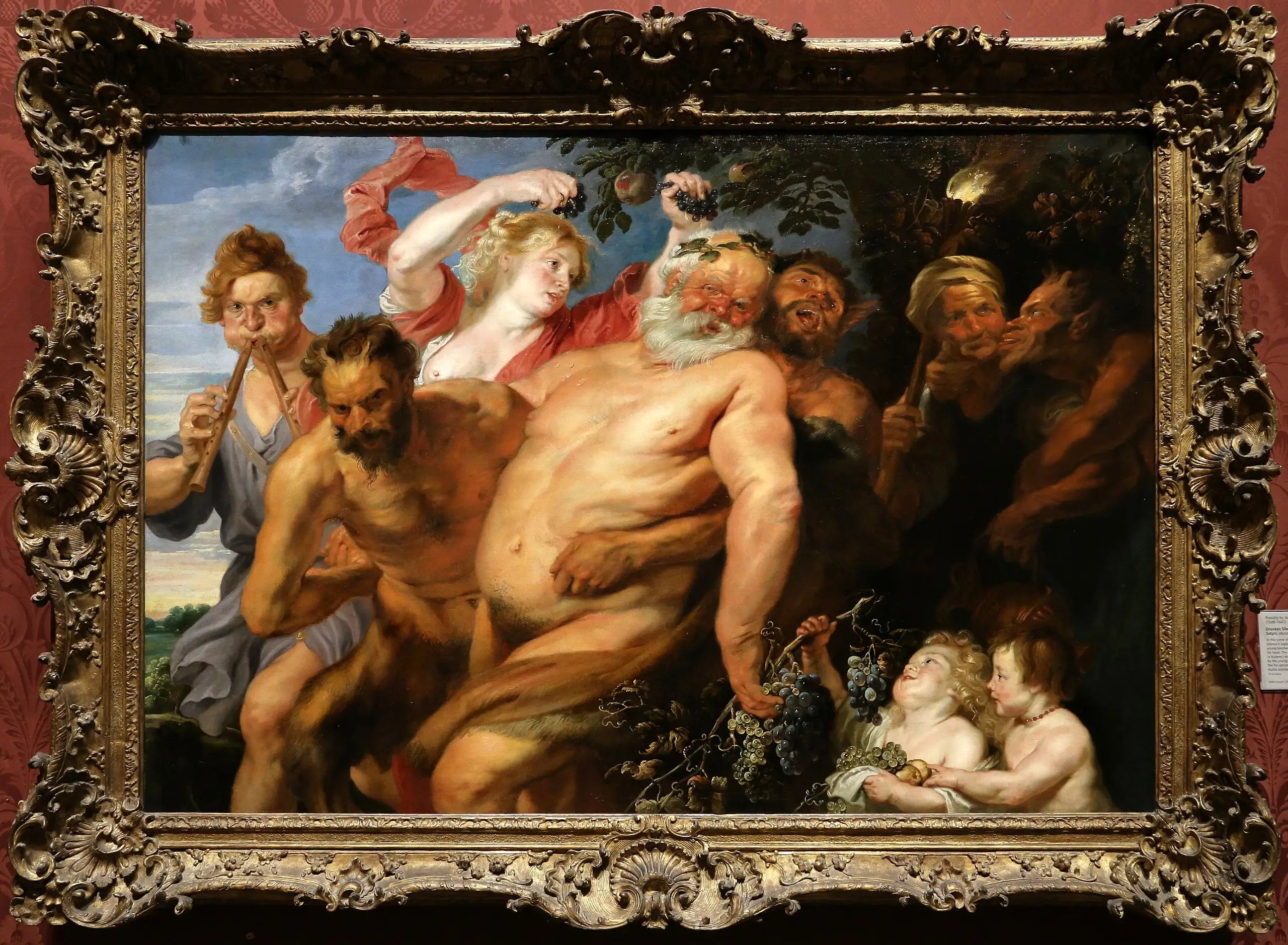 Silène ivre soutenu par des satyres - Antoine van Dyck - Alpha Reproduction