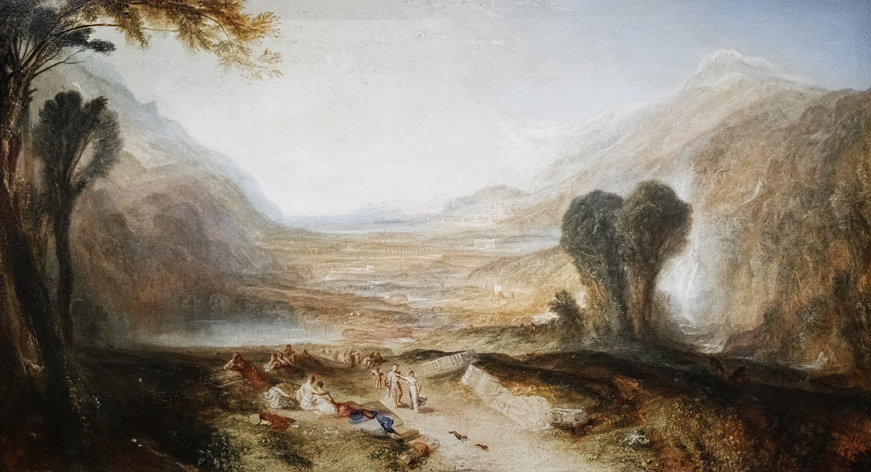 Reproduction du tableau « Story of Apollo and Daphne - J. M. W. Turner » par Alpha Reproduction en peinture à l’huile