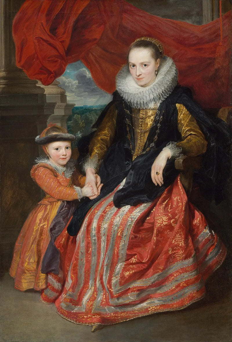 Susanna Fourment e sua filha - Antoine van Dyck