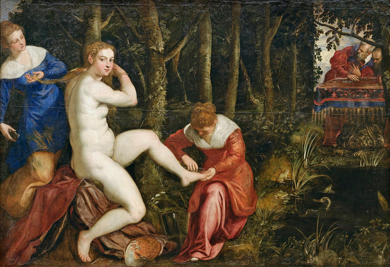 Suzanne no banho - Jacopo Tintoretto
