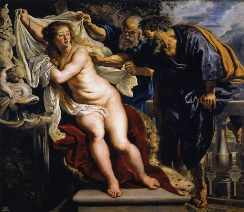 Suzanne e os idosos - Peter Paul Rubens