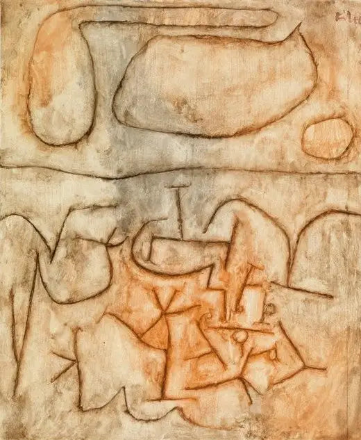 Terreno histórico (Historischer Boden) - Paul Klee