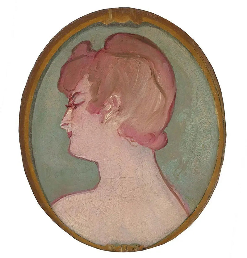 Cabeça de menina - Henri de Toulouse-Lautrec