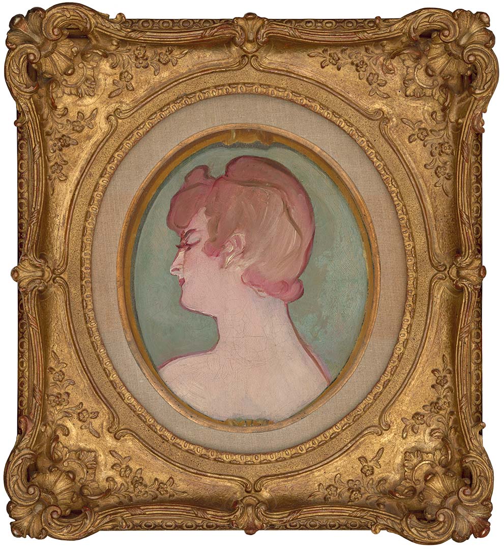Cabeça de menina - Henri de Toulouse-Lautrec