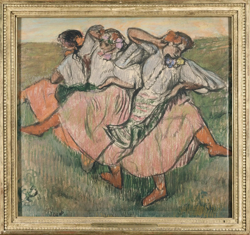 Três dançarinos russos - Edgar Degas