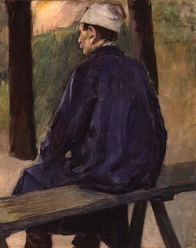 Um convalescente - Henri de Toulouse-Lautrec
