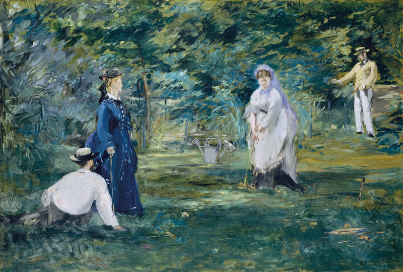 Uma parte de croquet - Édouard Manet
