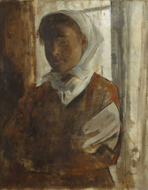 Uma camponesa - Edgar Degas