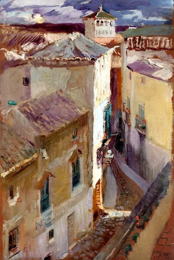 Uma rua de Toledo - Joaquín Sorolla