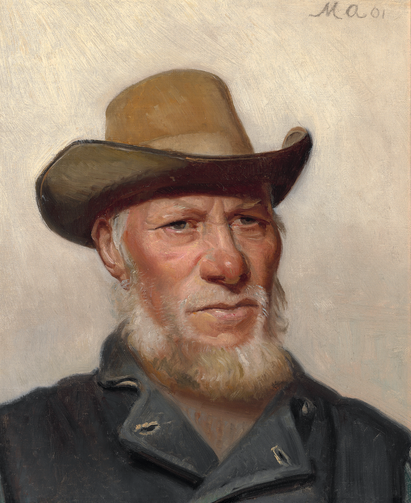 Un pêcheur de Skagen. - Michael Peter Ancher
