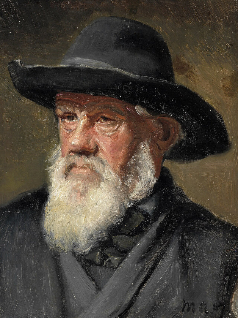 Un pêcheur de Skagen vêtu de ses plus beaux habits du dimanche. - Michael Peter Ancher