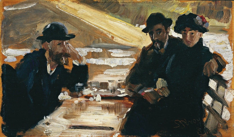 Uma viagem pelo Sena - Peder Severin Krøyer