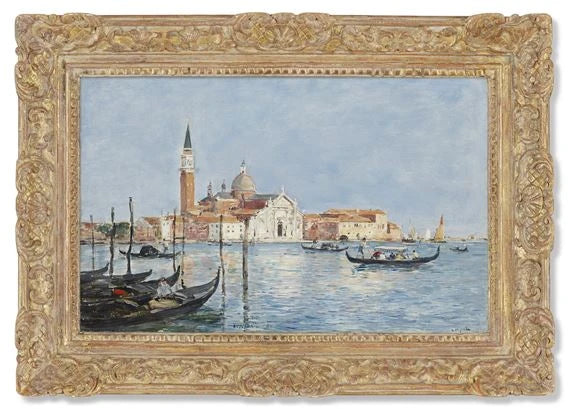 Veneza, igreja San Giorgio - Eugène Boudin