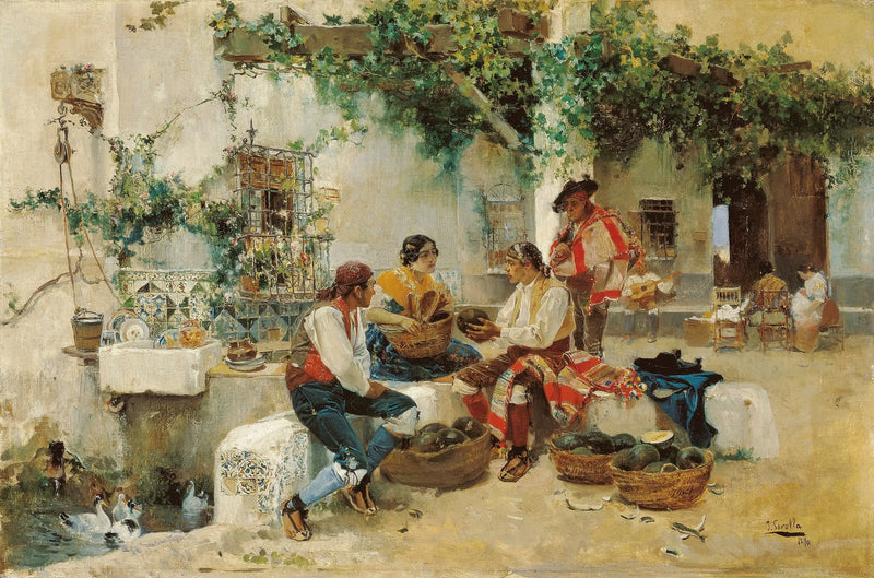 Venda de melões - Joaquín Sorolla