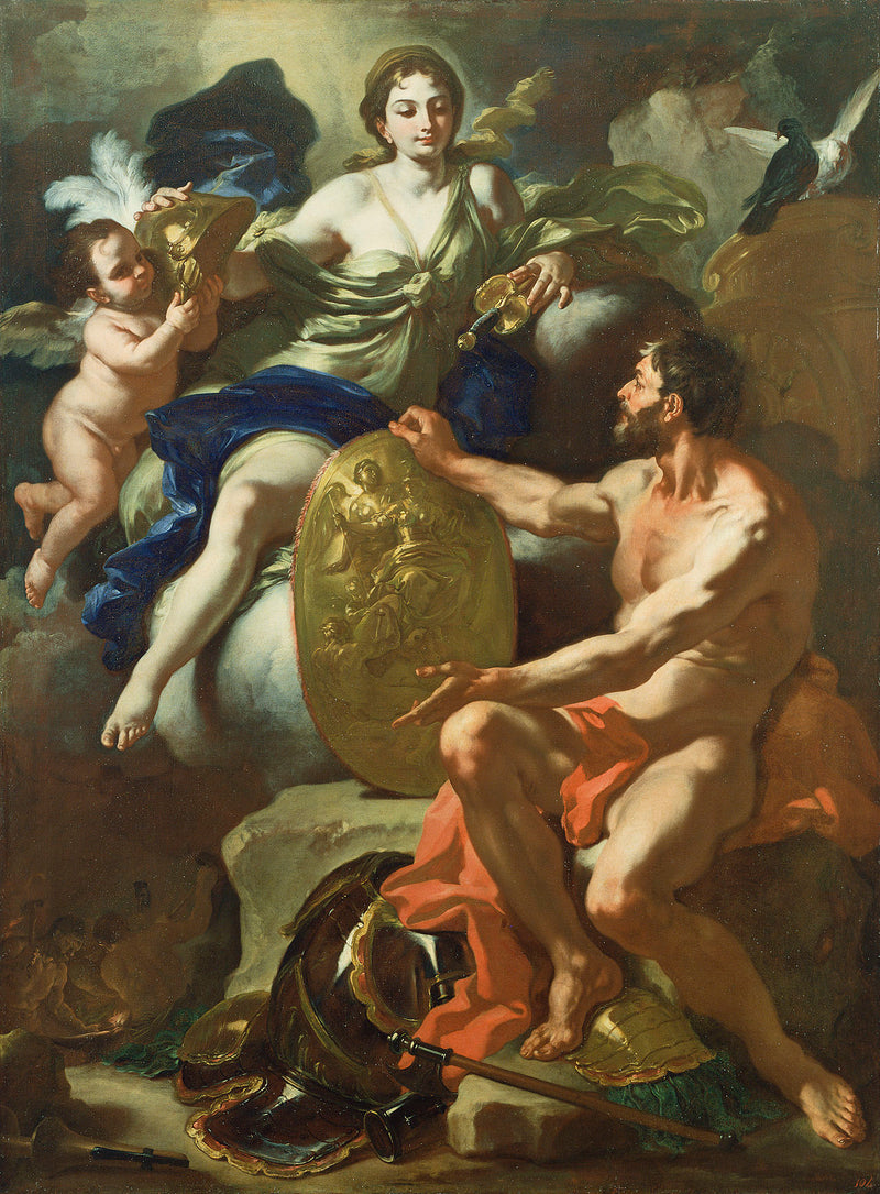 Vênus na forja de Vulcano - Francesco Solimena