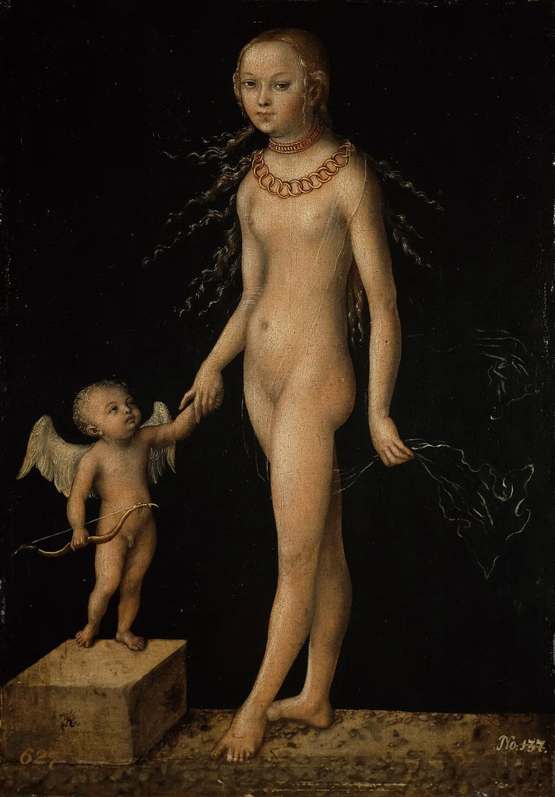 Vênus e Cupido - Lucas Cranach, o Velho