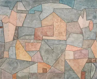 Vila entre as rochas (Ort in Felsen) - Paul Klee