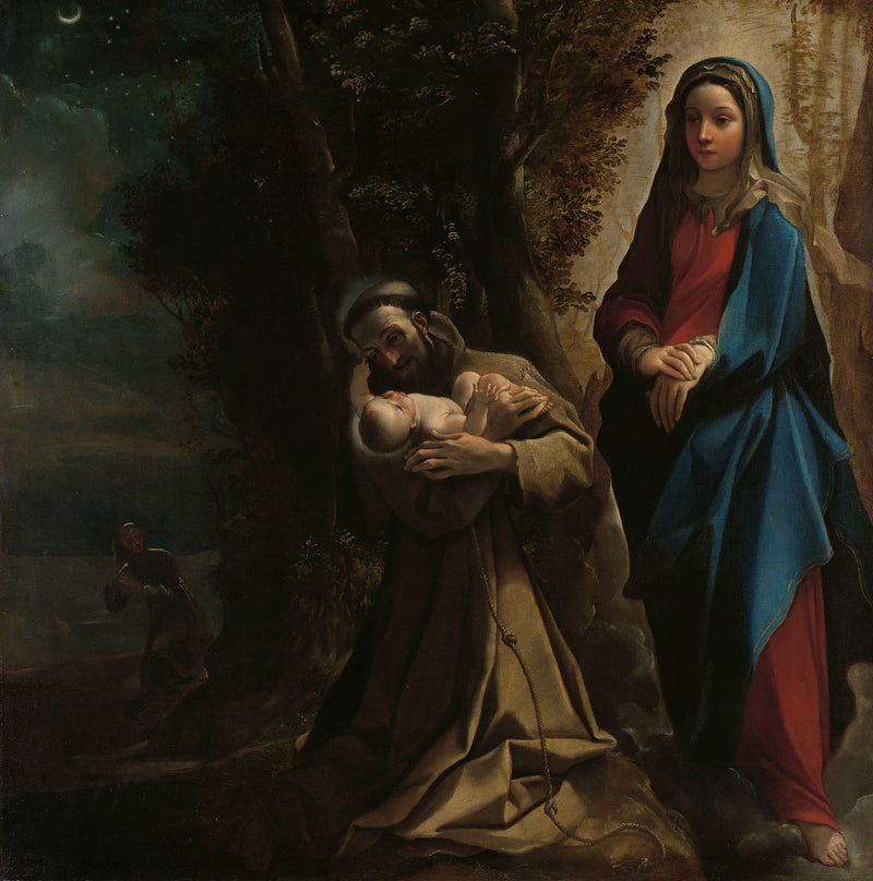 Visão de São Francisco de Assis - Ludovico Carracci