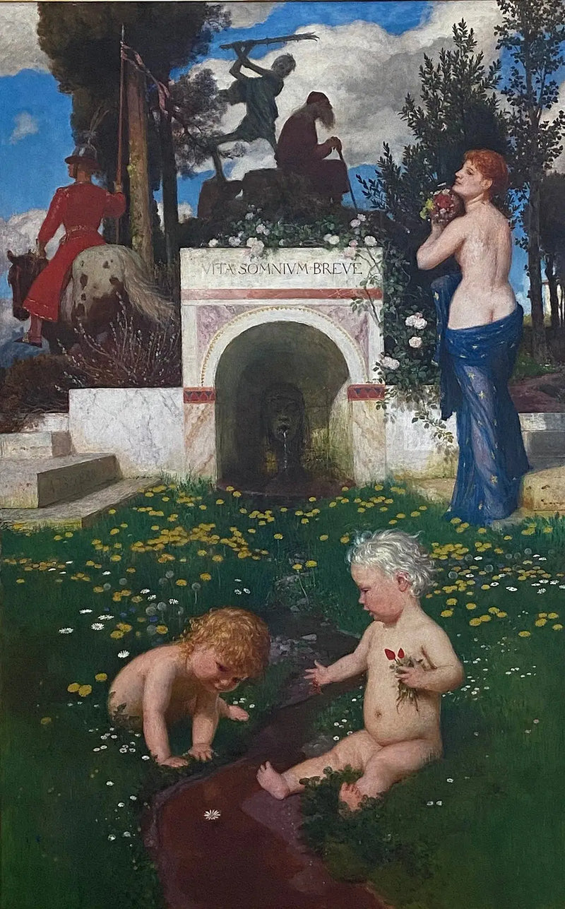 Vita somnium breve (A vida é um sonho breve) - Arnold Böcklin