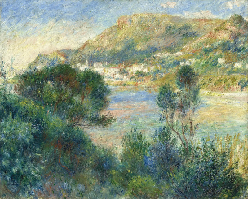 Vista de Monte Carlo desde o Cap Martin - Pierre-Auguste Renoir