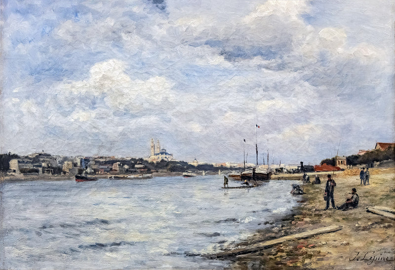 Vista do Sena e do Trocadéro; a ponte de Grenelle - Stanislas Lépine