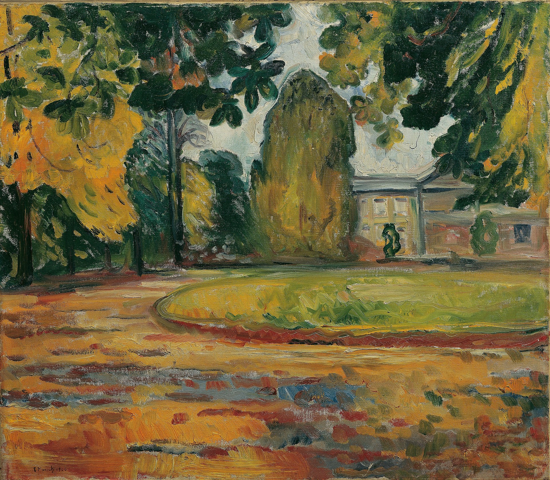 parque em Kösen - Edvard Munch