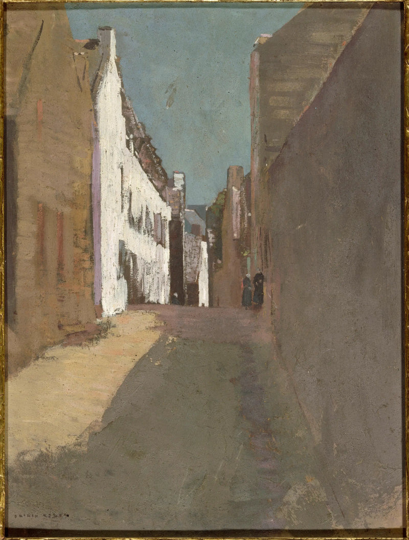 rua em Douarnenez - Odilon Redon