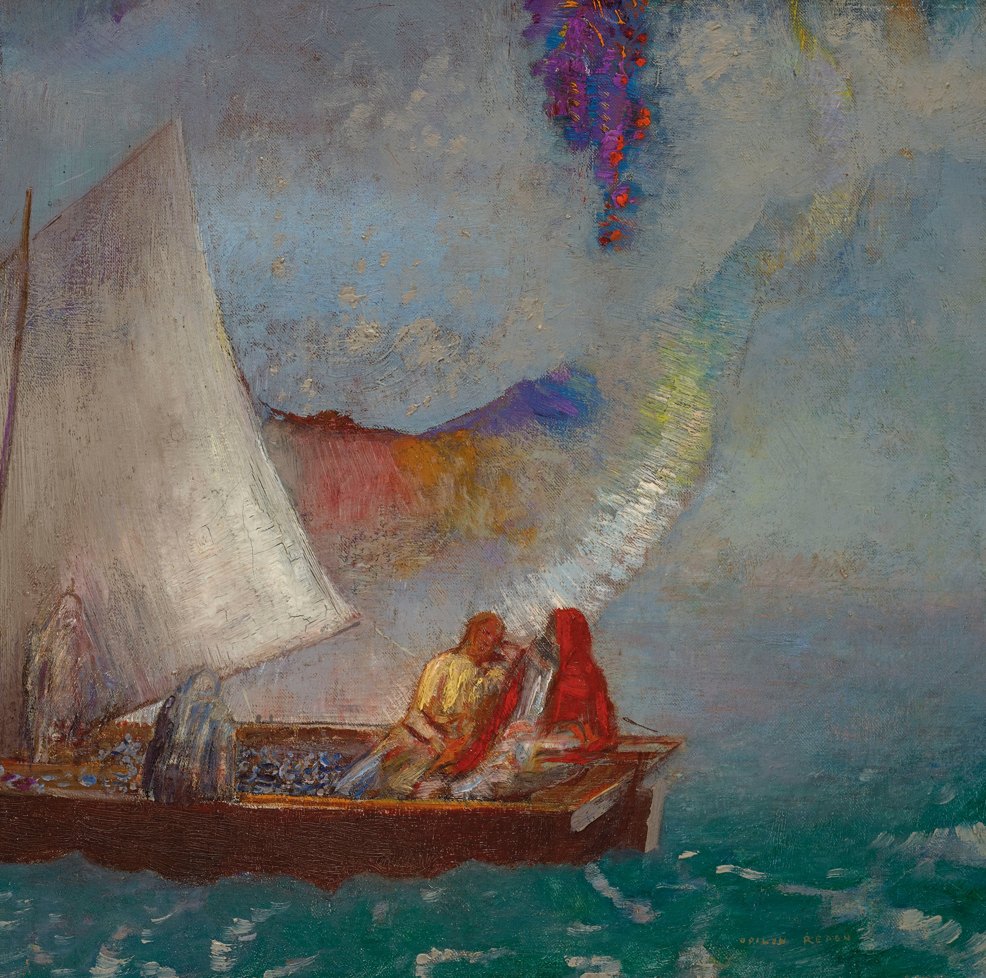 La Voile grise - Odilon Redon