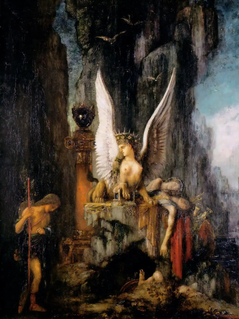 Édipo Viajante - Gustave Moreau