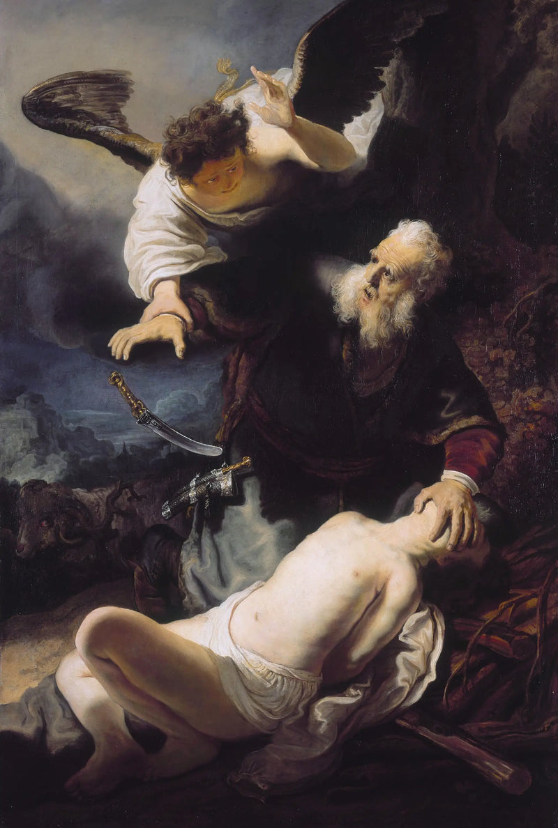 O Sacrifício de Isaac - Rembrandt