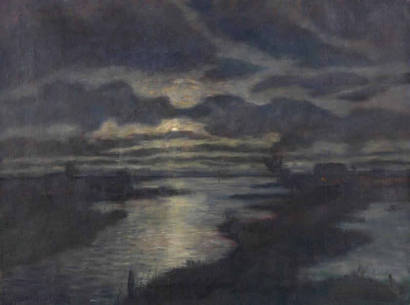 Nuit de lune – Otto Modersohn