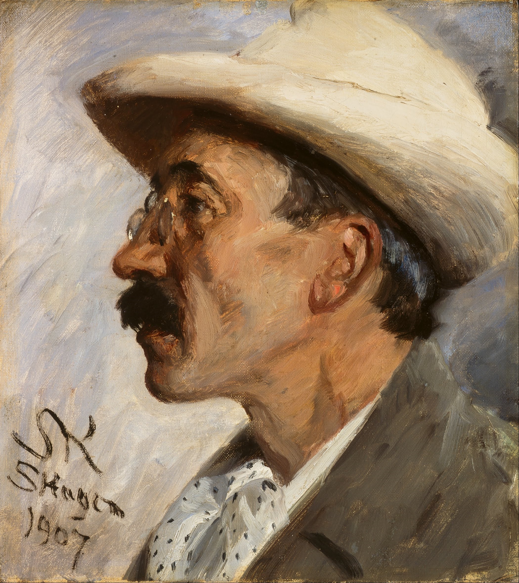 Portrait de Julius Paulsen (1860-1940) - Peder Severin Krøyer
