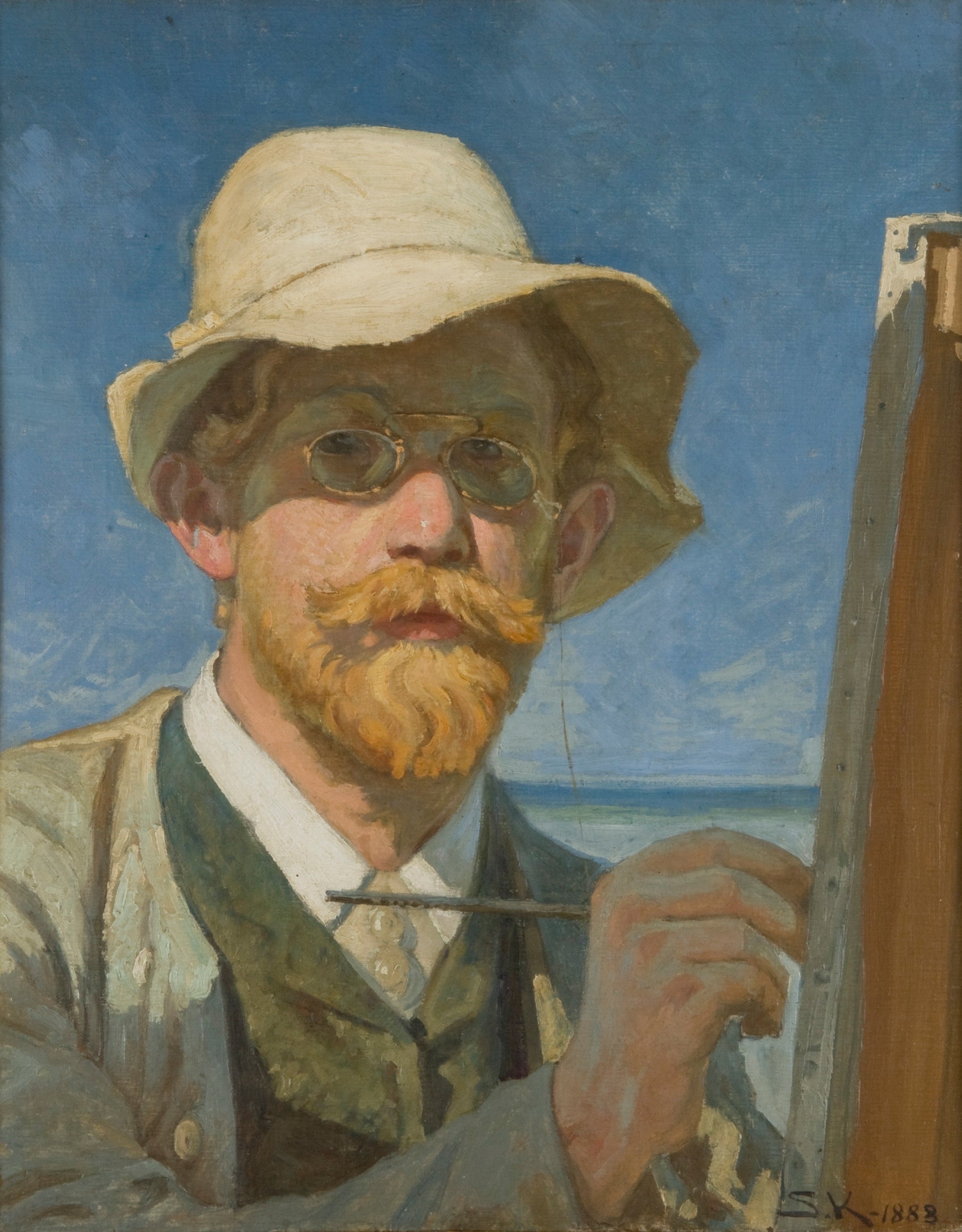 Autorretrato - Peder Severin Krøyer