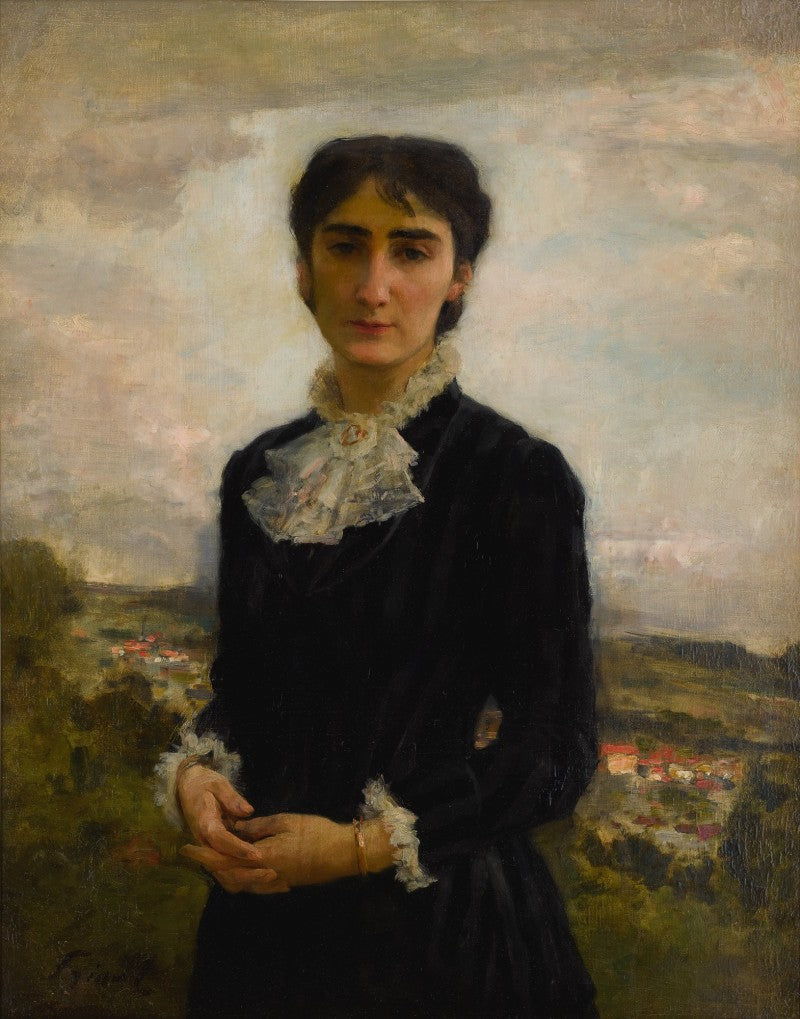 Portrait d'une jeune fille - Émile Friant