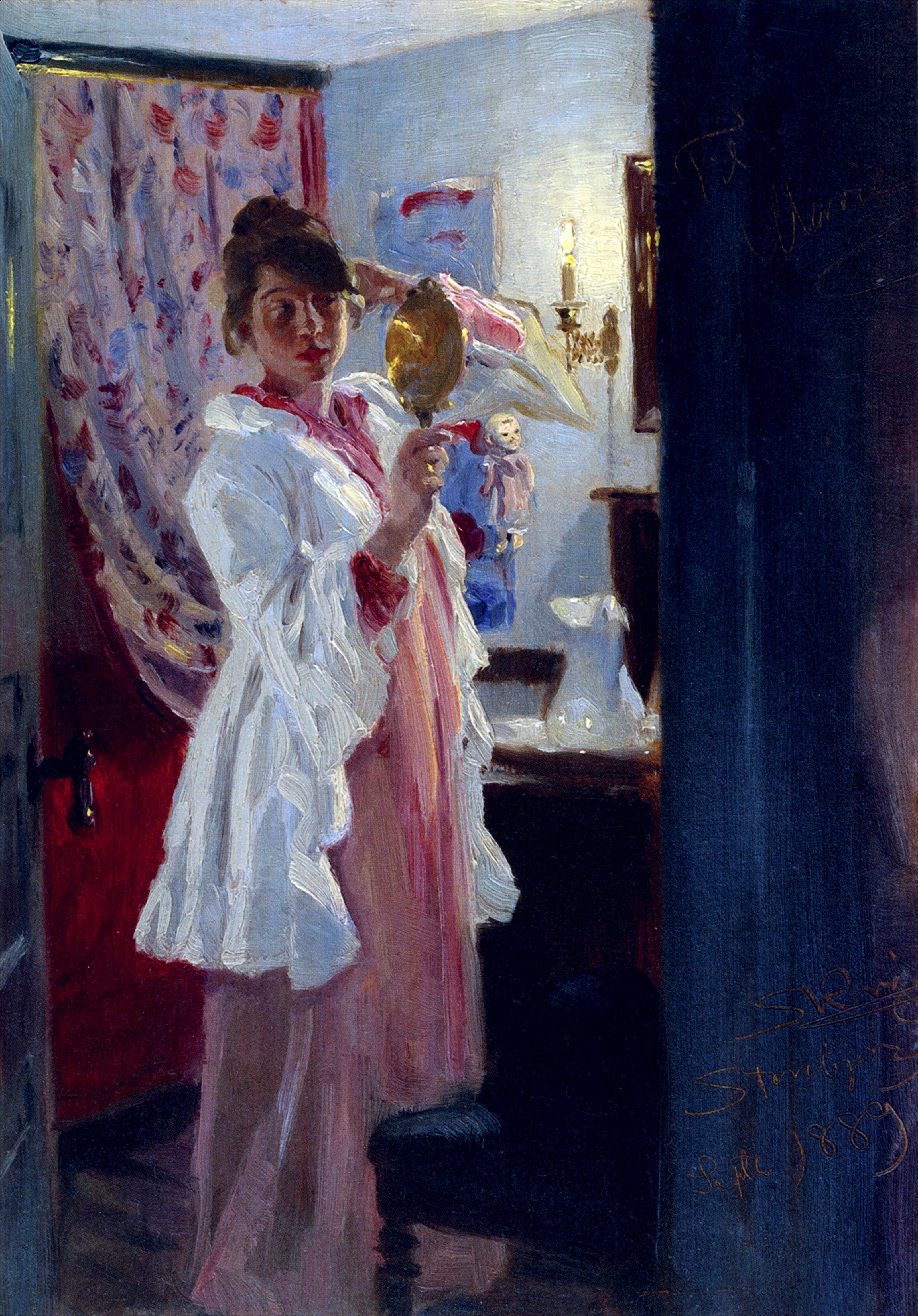 Interior com Marie Krøyer - Peder Severin Krøyer