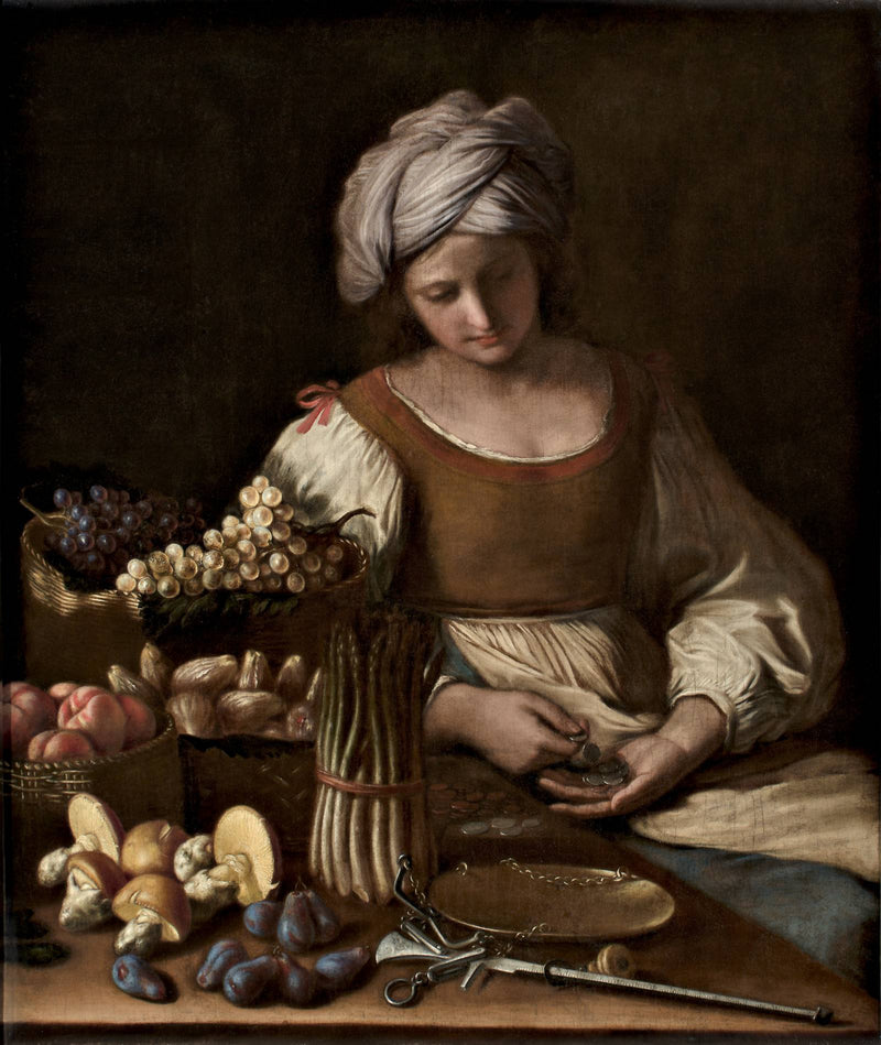 Comerciante de legumes - Guercino