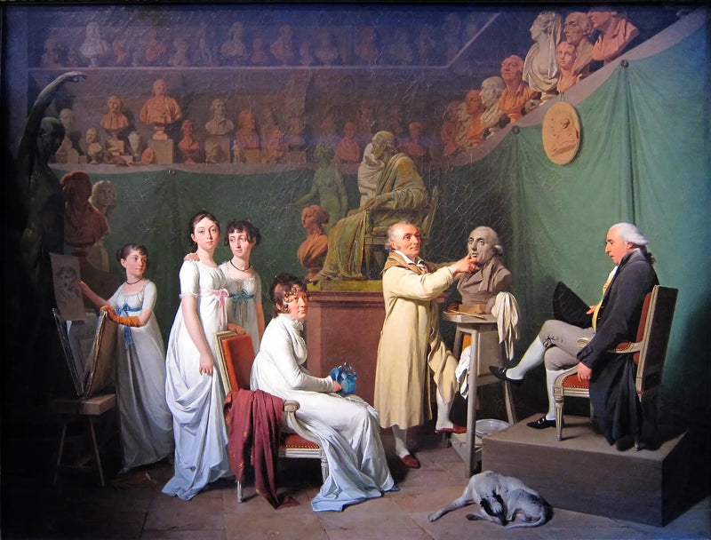 O Atelier de Houdon - Louis-Léopold Boilly