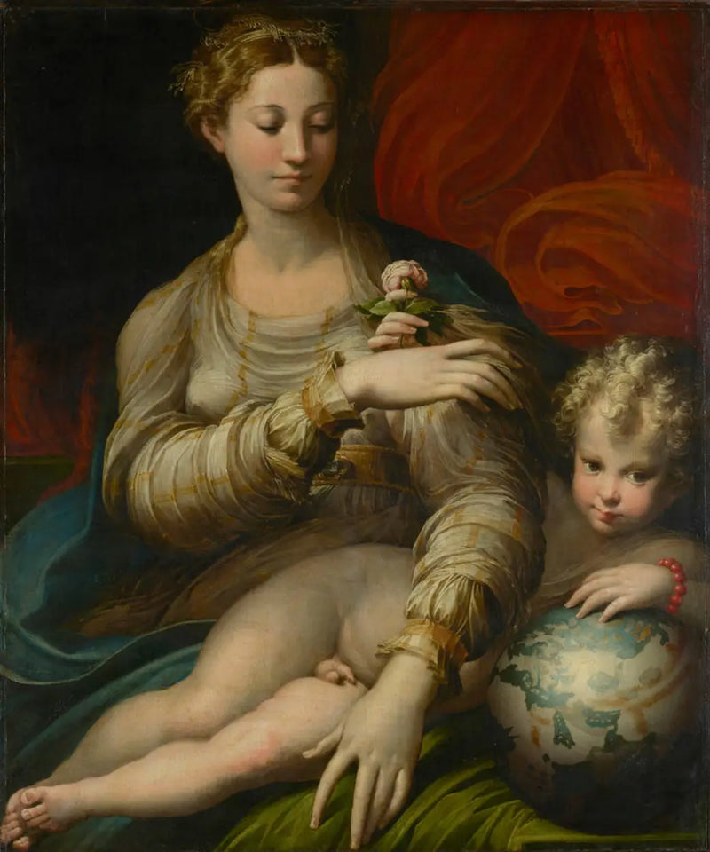 A Virgem com a Rosa - Parmigianino