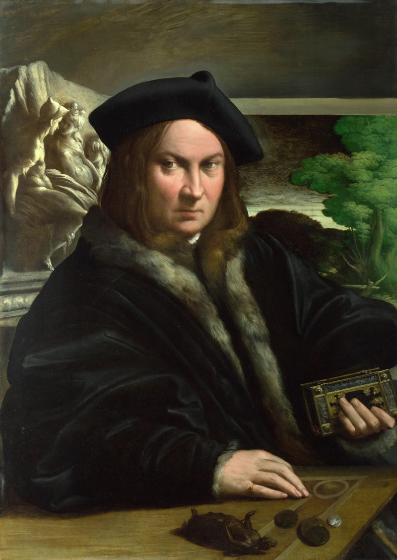 Retrato de um colecionador - Parmigianino